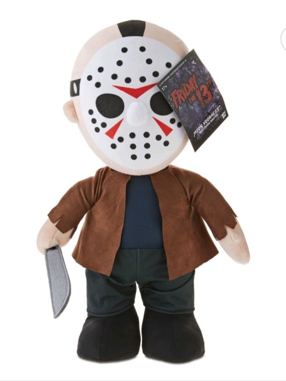 Jason Plush Figure Halloween Decor Door Greeter Friday the 13th Prop